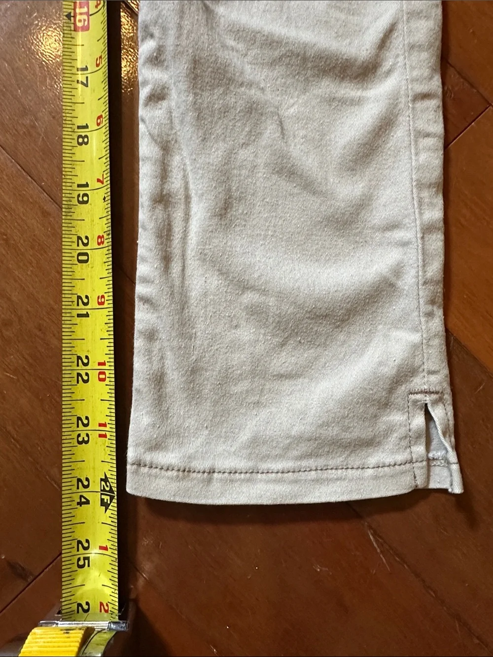 Justice Cream Straight-Leg Girls Jeans